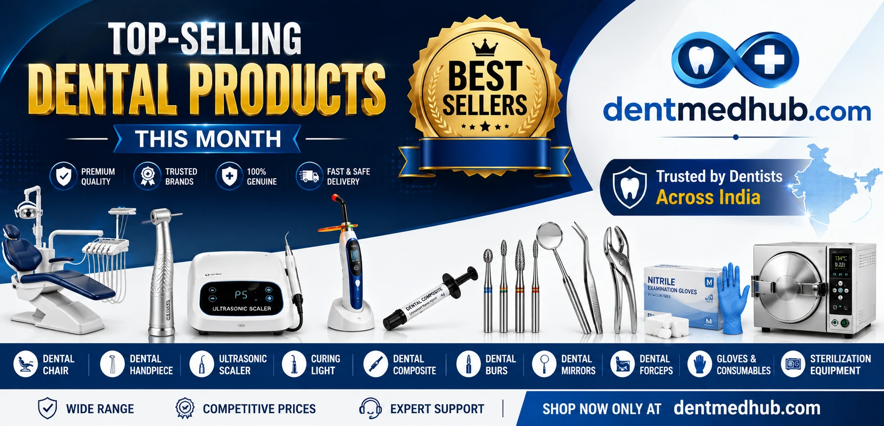 Top-Selling Dental Products This Month: Must-Have Essentials for Every Dental Clinic