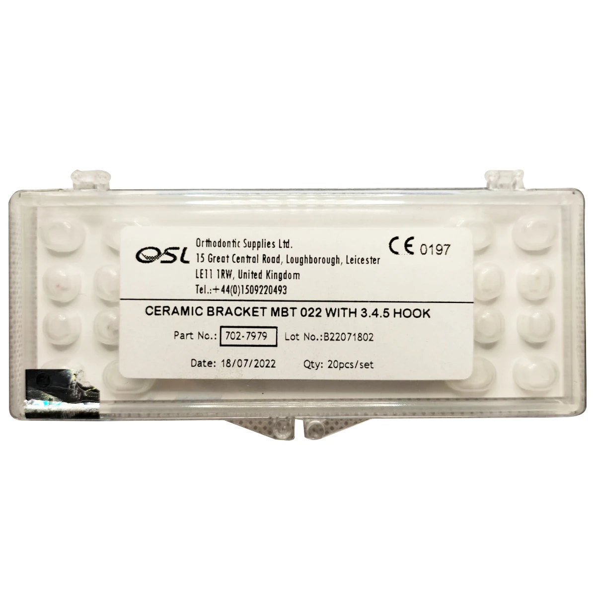 OSL Genric Ceramic Bracket Kit - MBT 0.022 