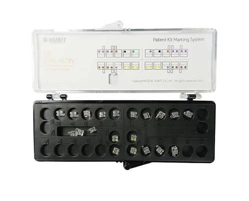 Osstem Orthodontics OK Real Resin With Metal Slot Bracket Non Extraction Kit MBT - 022 (20Pcs) 