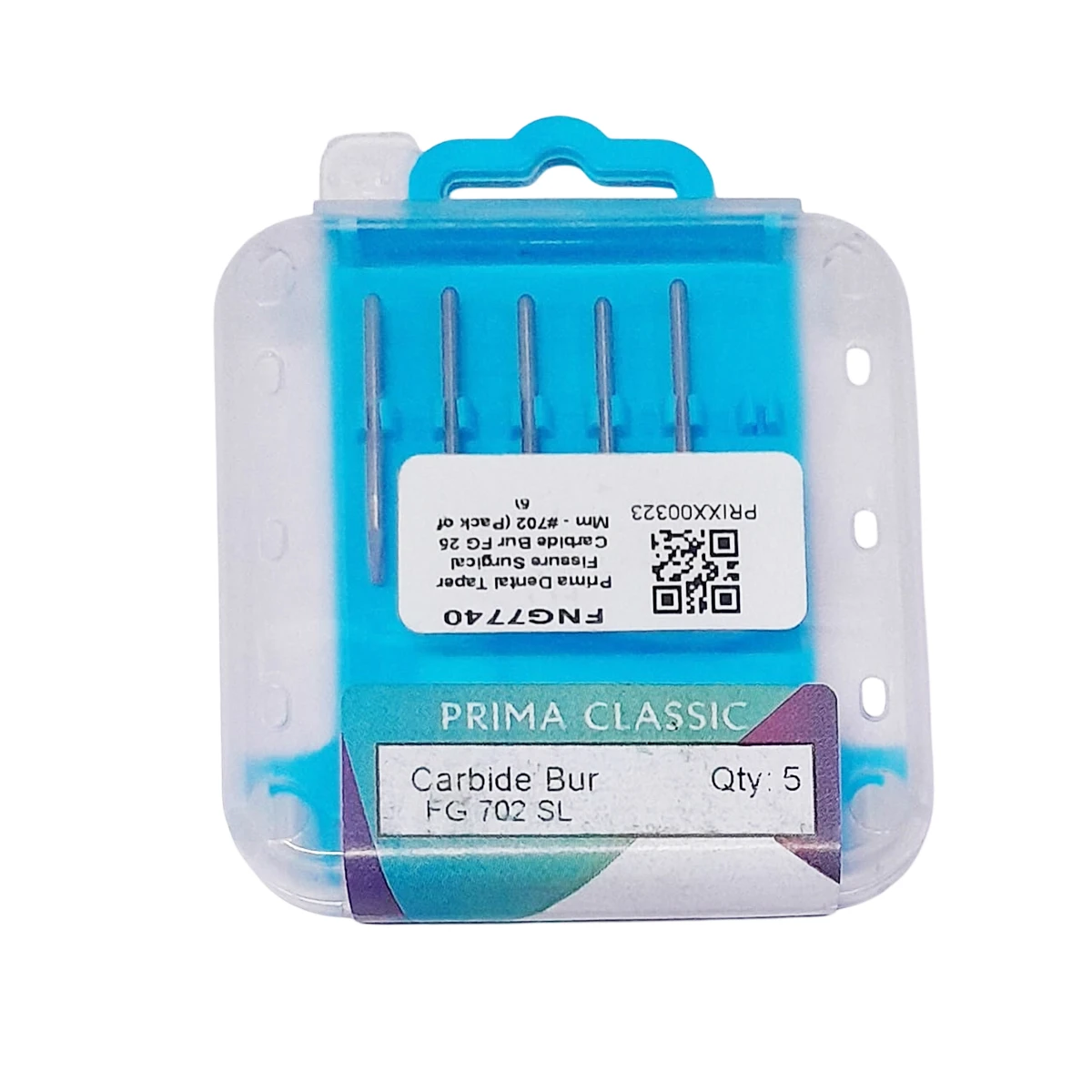 Prima Dental Taper Fissure Surgical Carbide Bur FG 25 Mm - 701 (Pack of 5) 
