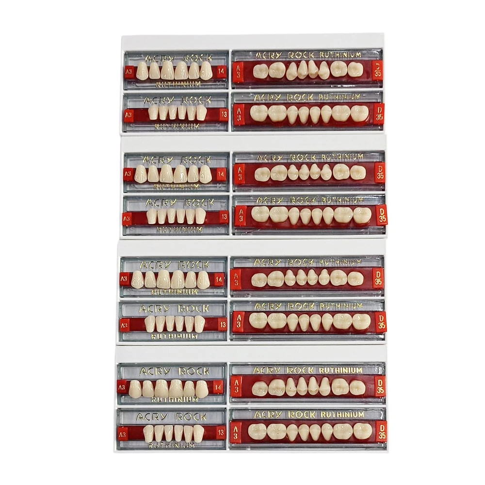 Ruthinium Acryrock Teeth Sets-S14-A3 (Pack of 4 sets) 