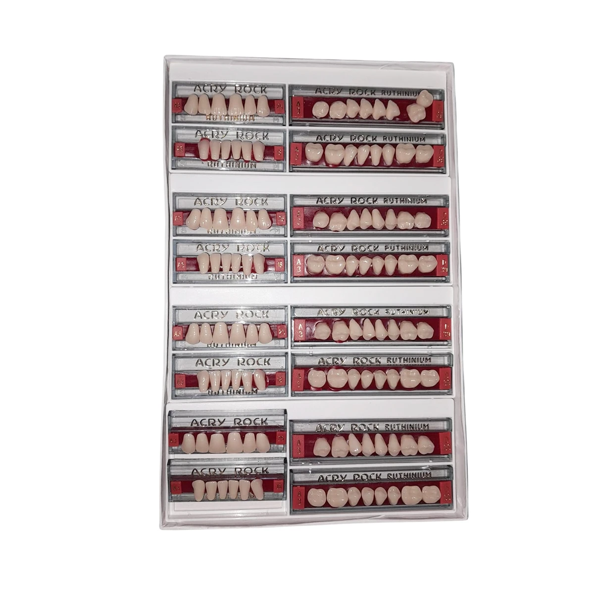 Ruthinium Acryrock Teeth Sets-S25-A3 (Pack of 4 sets) 
