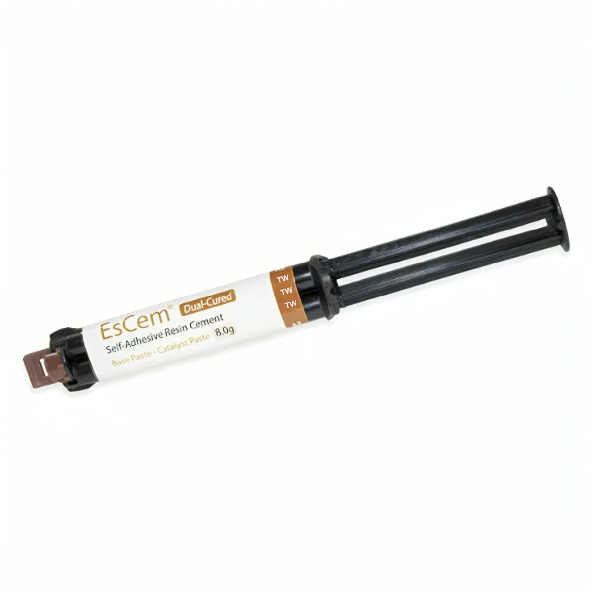 Spident EsCem Dual-Cured Self-Adhesive Resin Cement Syringe Shade TW