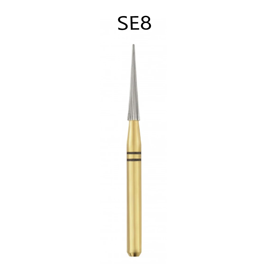 SS White Safe End Trimming  Finishing Bur SE8-20 (Pack 0f 10) 