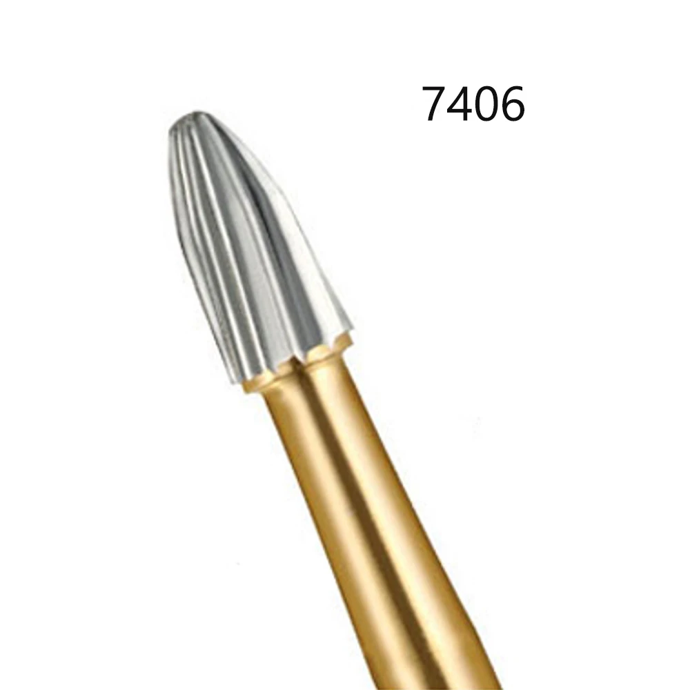 SS White Egg Finishing Bur-12 Blades 7406 (Pack Of 5) 