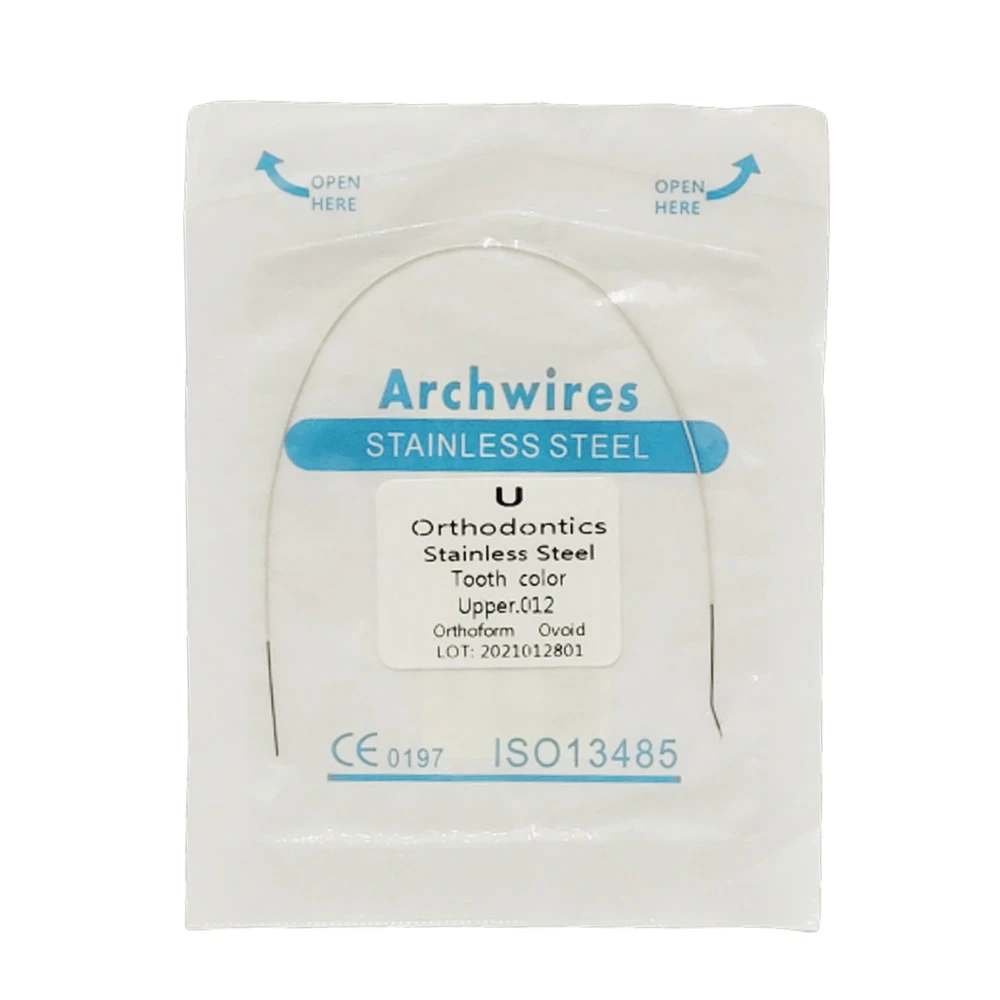 U Ortho SS Tooth Color Wire - Ovoid Upper 0.012 