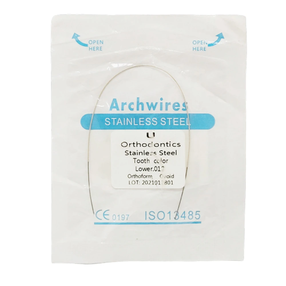 U Ortho SS Tooth Color Wire - Ovoid Lower 0.012 