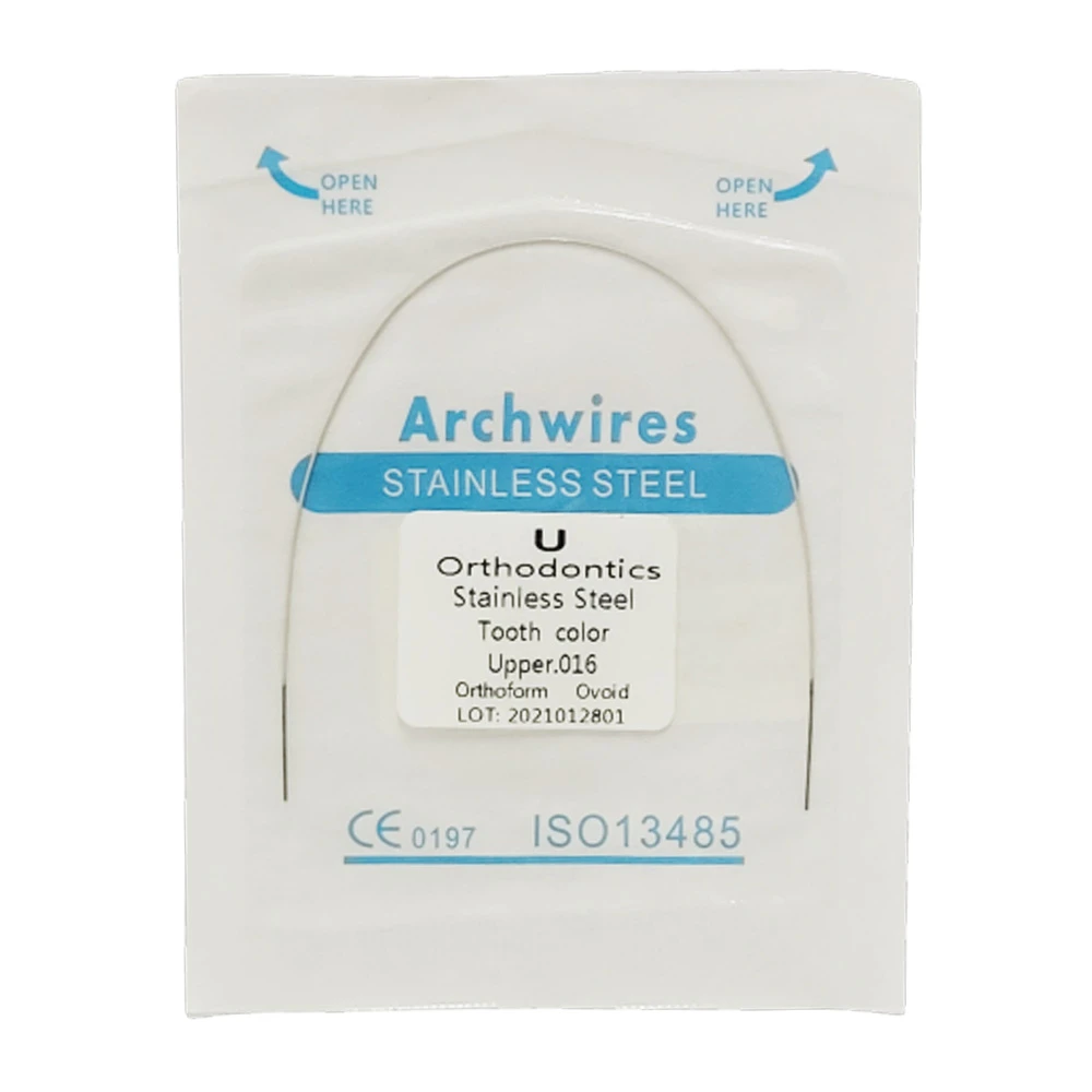 U Ortho SS Tooth Color Wire - Ovoid Upper 0.016 