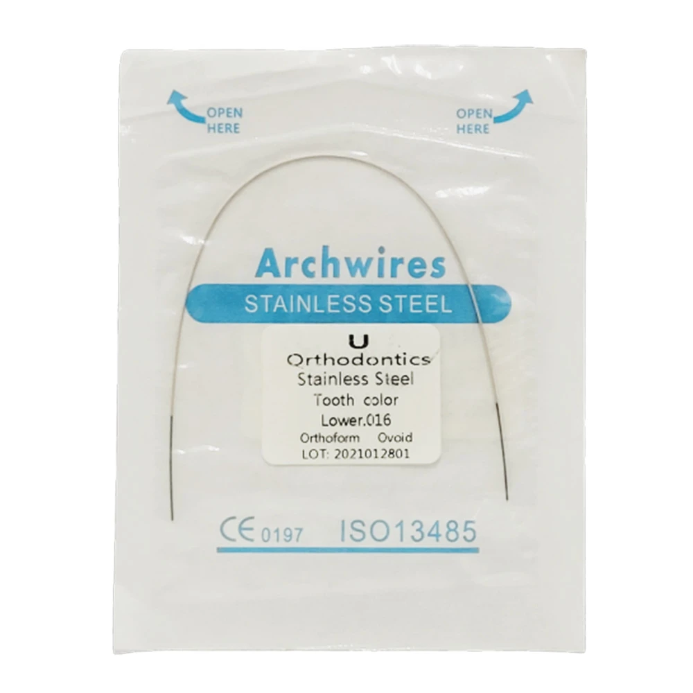 U Ortho SS Tooth Color Wire - Ovoid Lower 0.016 