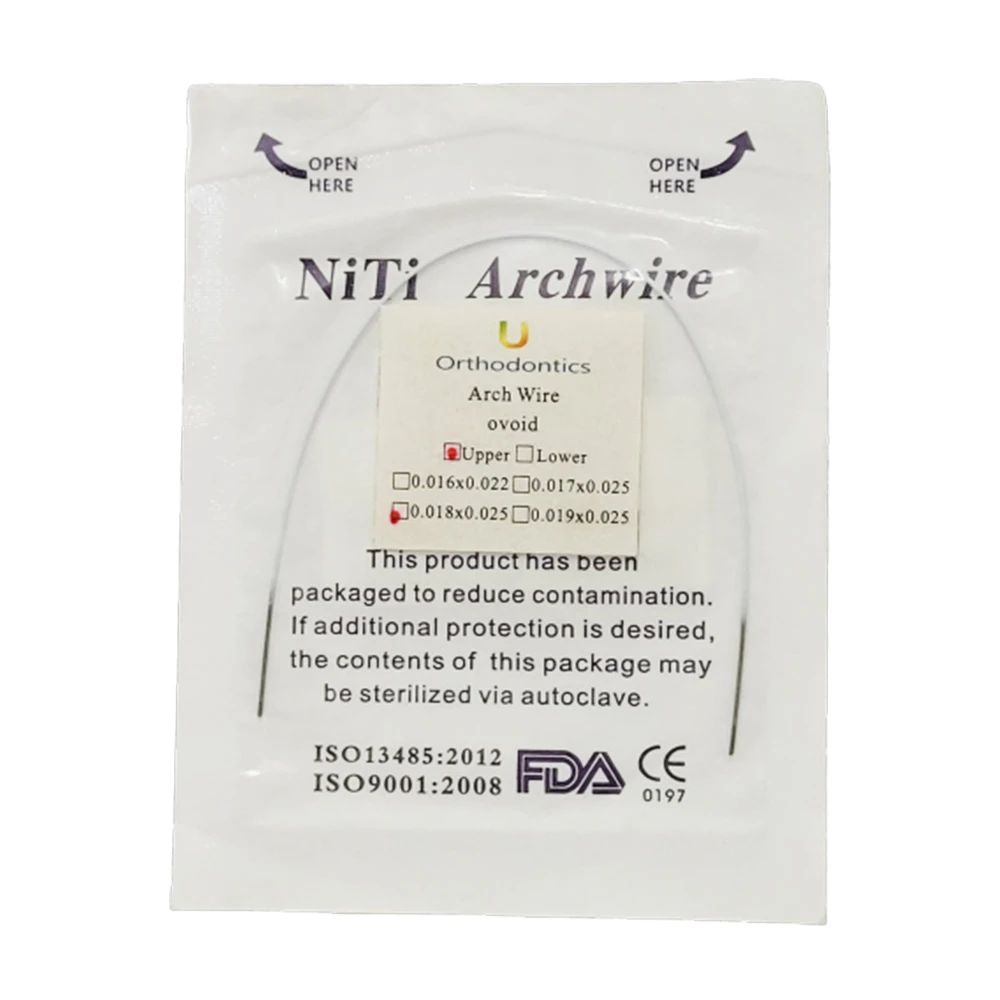 U ortho Niti Tooth color wire-Rectangular Upper 18x25 