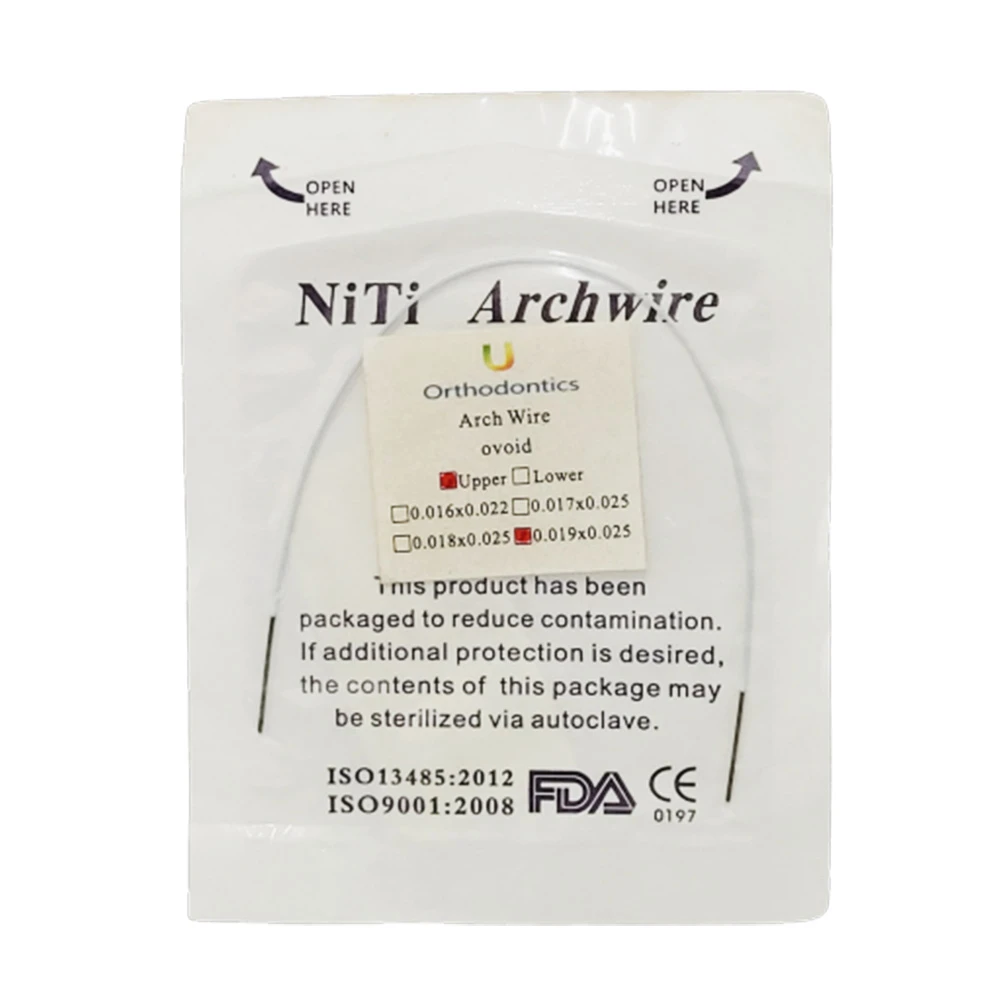 U ortho Niti Tooth color wire-Rectangular Upper 19x25 