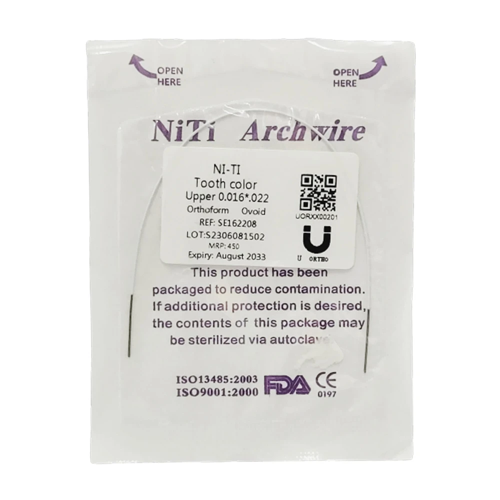 U ortho Niti Tooth color wire-Rectangular Upper 16x22 