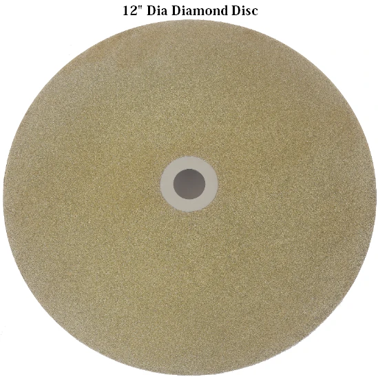 Unident 12 Dia Diamond Disc Rough Or Fine 