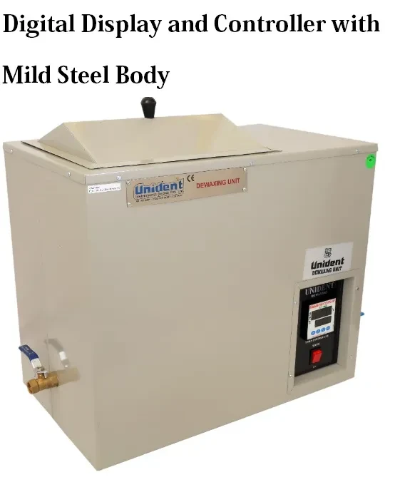 Unident Dental Dewaxing Bath Unit (Digital Display and Controller with Mild Steel Body) 