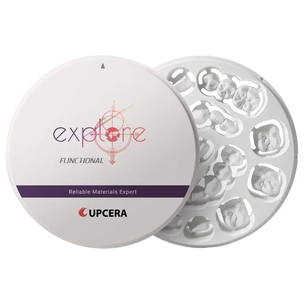 Upcera Dental Zirconia Blanks Explore Functional Multilayer Shade A2- D98-14mm 