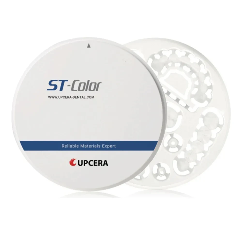 Upcera Dental Zirconia Blanks ST Pre-Shaded/ST Color B1 Shade- D98-16mm 