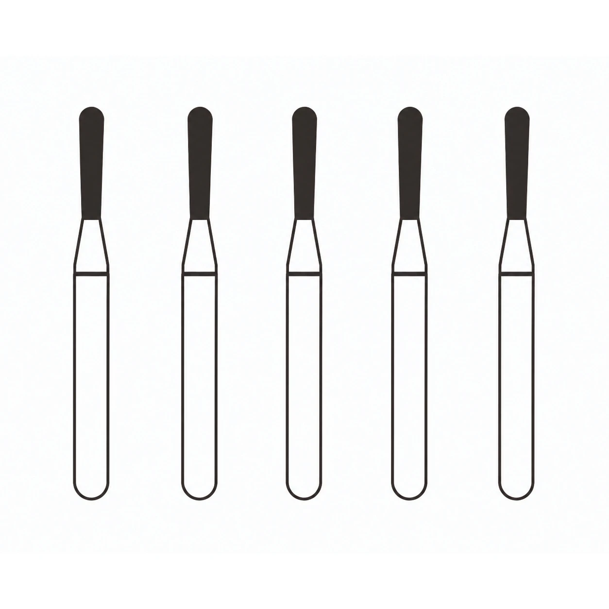 Bur Long D.830L.018.FG (EX-20) - Pack of 5