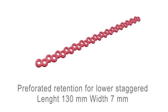 Grids Round Red 20/pk