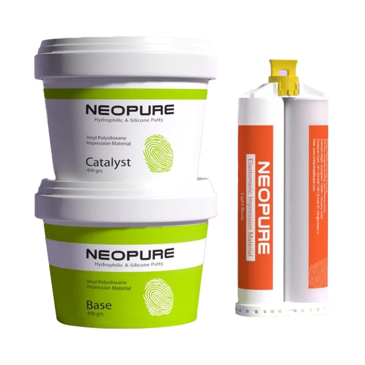 Putty Base + Catalyst (400gmx2 Tub) + (50ml x2 Cartridges) Kit
