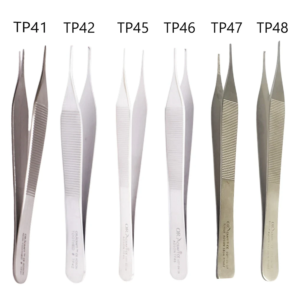 Oracraft Adson Tooth Tissue Holding Forcep 15Cm - (TP46) 