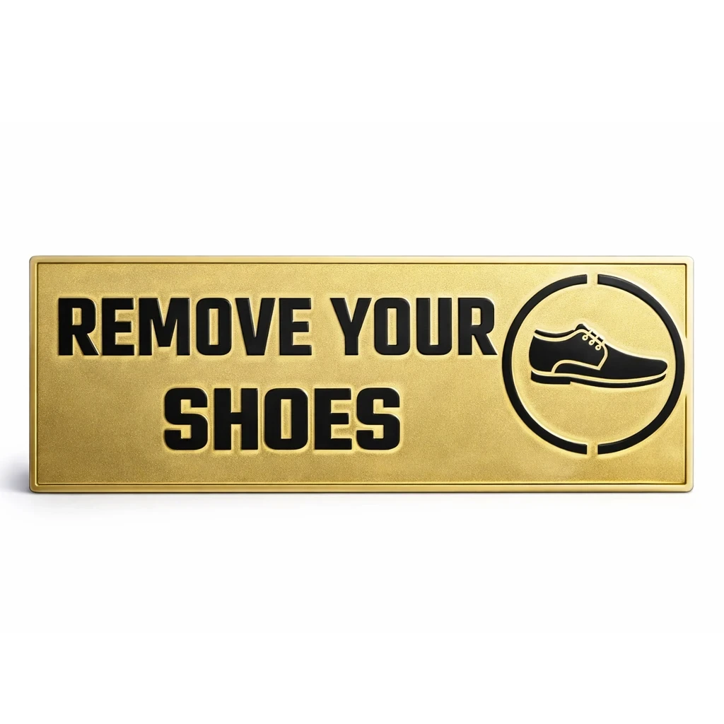  Remove Your Shoes 