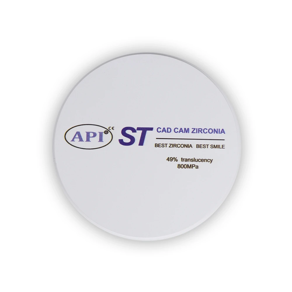 API Zirconia Dental Ceramics Blank White (ST Series )
