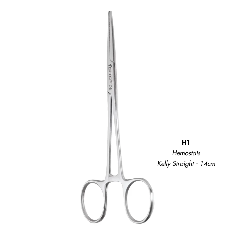 GDC Hemostats Kelly Straight - (14cm) (H1)