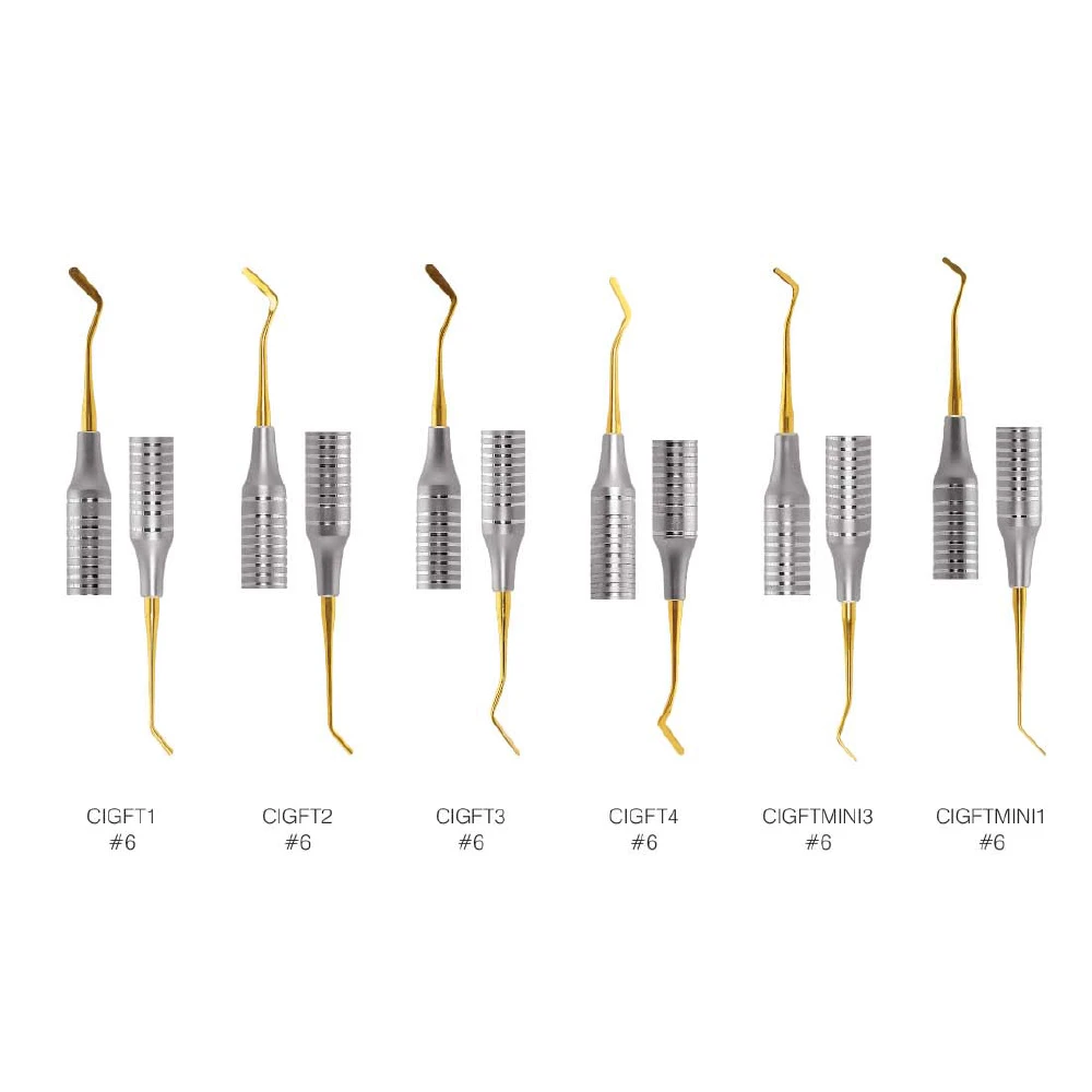 GDC Composite Instrument Flexi Thin Gold Titanium S/6 # (CIGFTP6)