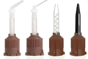 Dental Mixing Tips HP Brown/white 1:1 For Core With Regular Tips (PK Of 10)