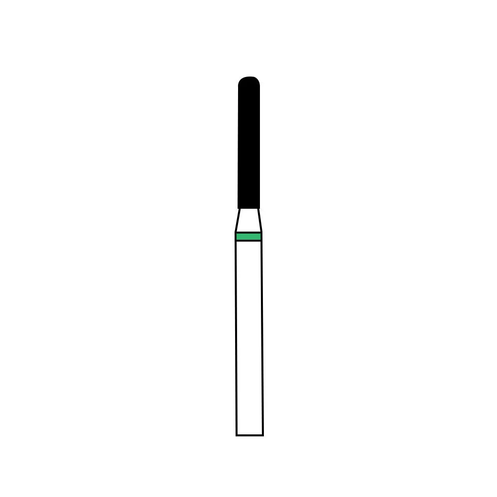 Frank Dental Round Cylinder Diamond Bur SR Series (Coarse)