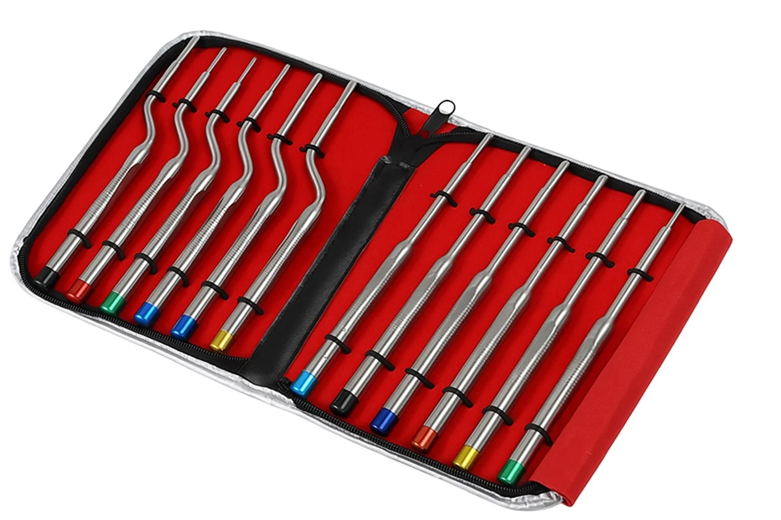 Api+ Osteotomes Convex With Stoppers Set of 10 (KOCS10G)