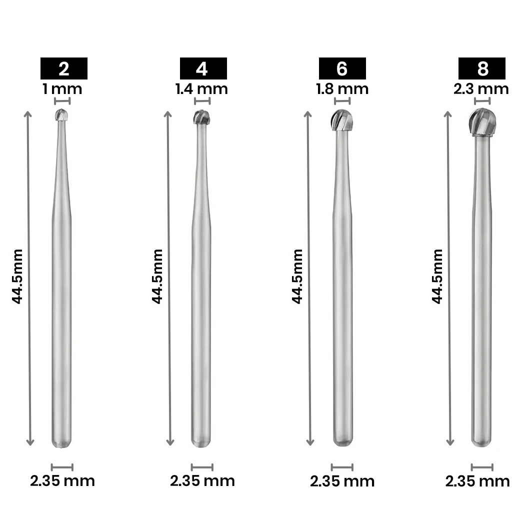 Hudens Bio Burstar HP Carbide Round Burs
