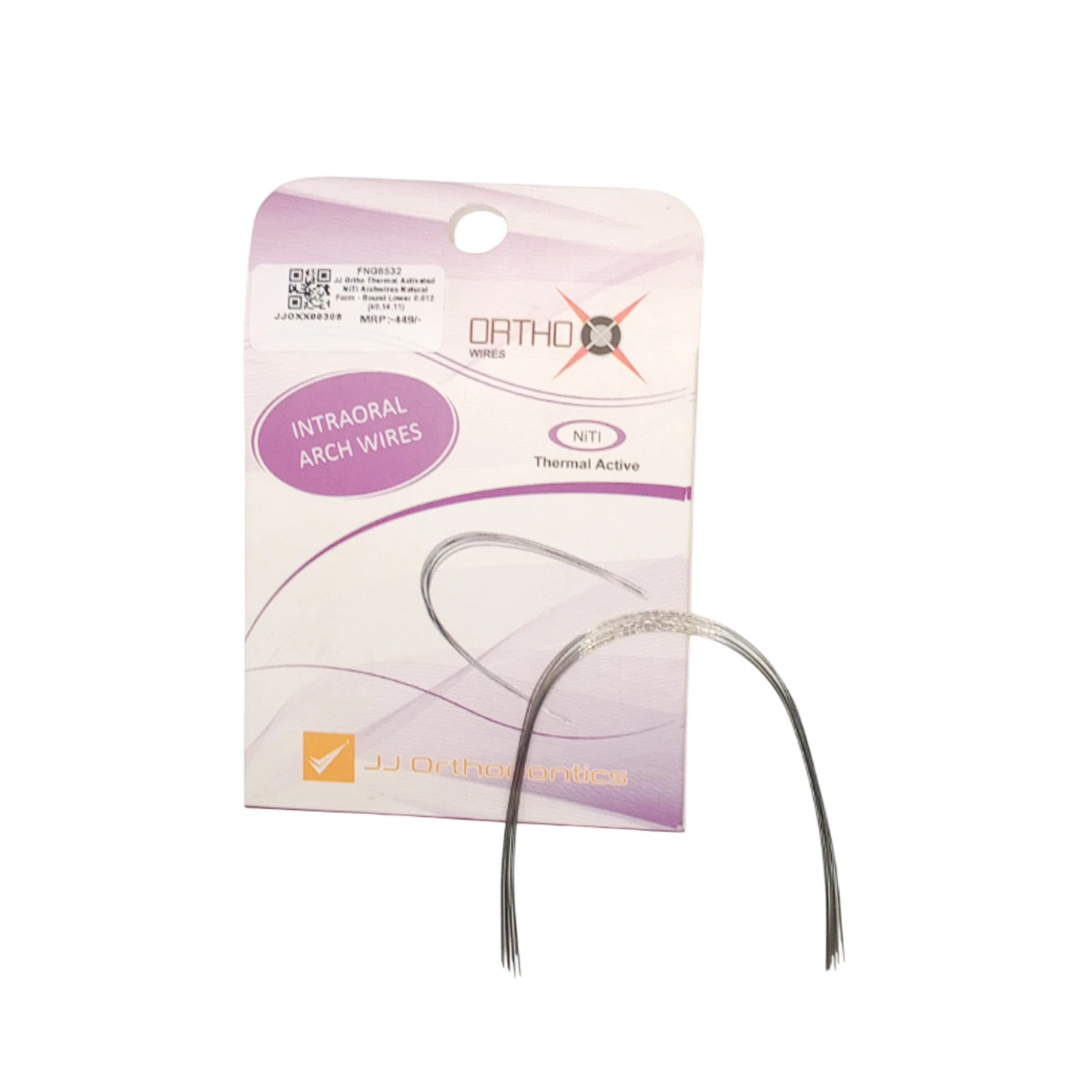 JJ Ortho Thermal Activated NiTi Archwires Natural Form - Round