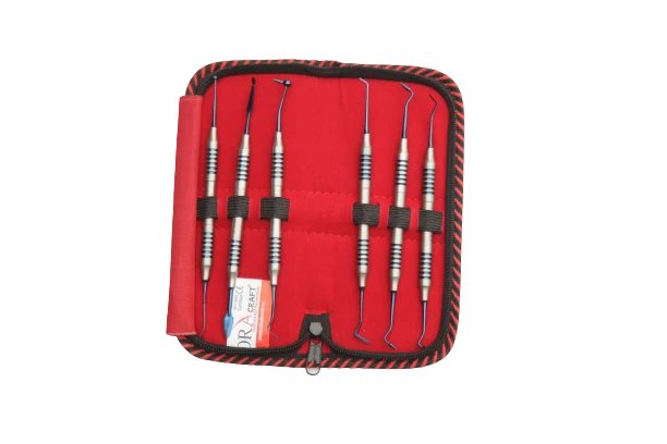 Oracraft Composite Instrument Blue Titanium Set Of 6 In Pouch - CIBS6