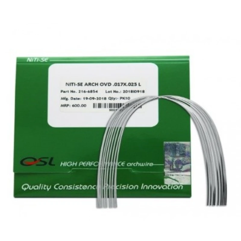 OSL Super Elastic NiTi Ovoid Form Archwires - Round