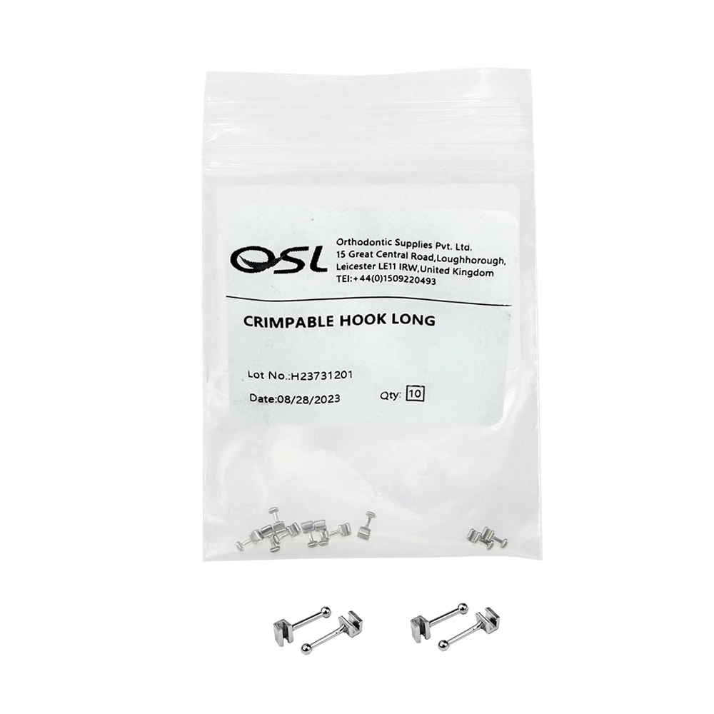 OSL Crimpable Hooks - Long (Pack Of 10)