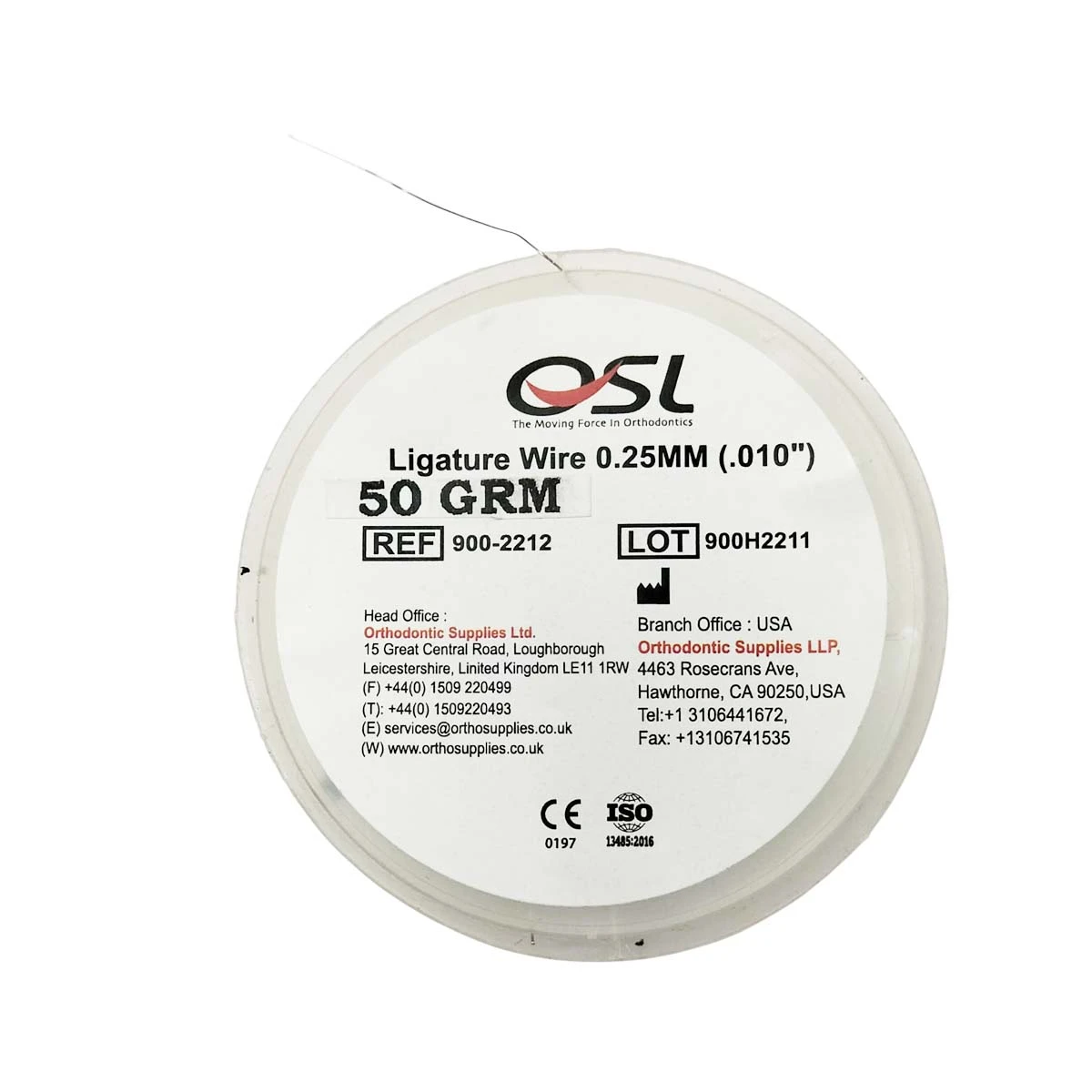 OSL Stainless Steel Ligature Wire Spools - 50gm