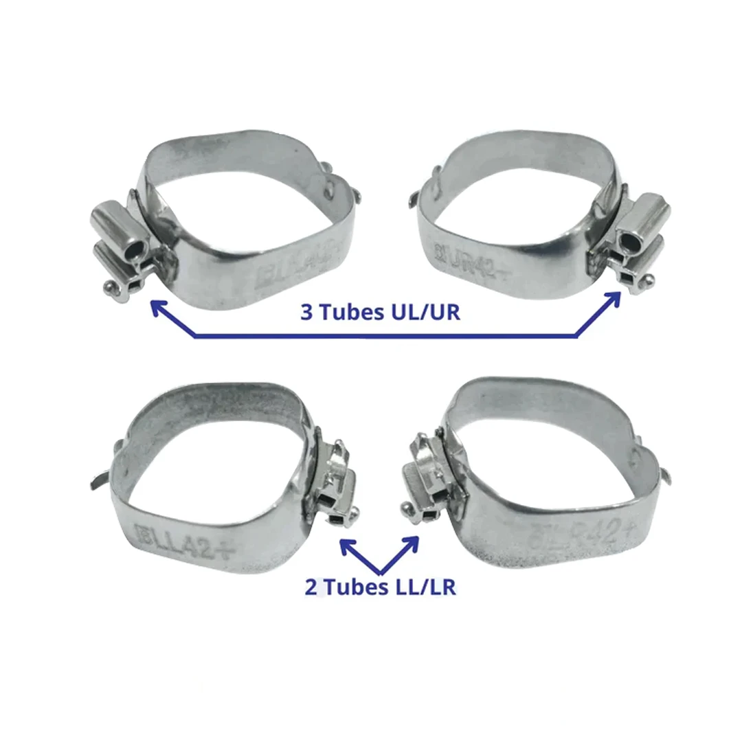 OSL 1st Molar Prewelded Molar Bands Roth 0.018 U3/L2 (Pack Of 4)