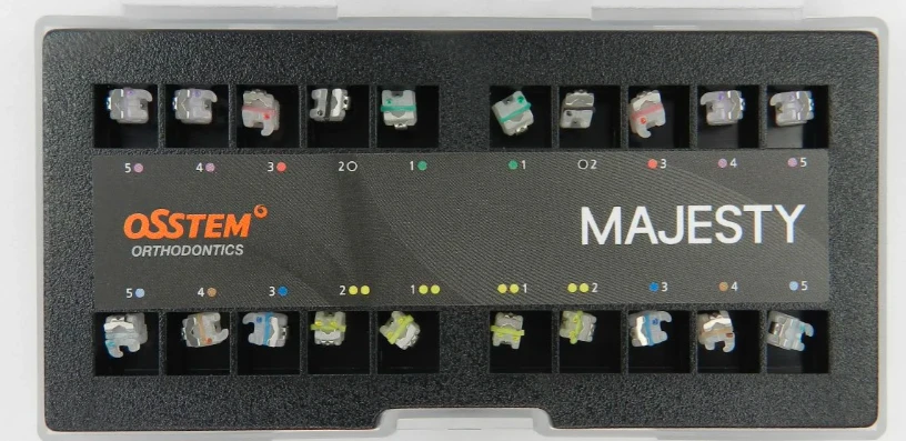 Osstem Orthodontics Majestry Ceramic SL Bracket (SLB) (Inter-Active)