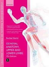 Cunningham's Manual Of Practical Anatomy Volume 1 - General Anatomy, Upper And Lower Limbs (ISBN - 923343)