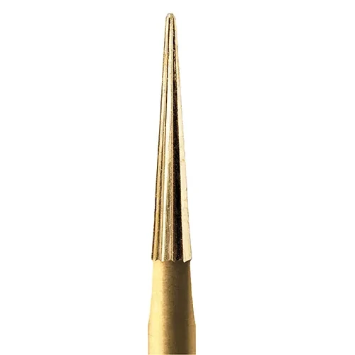 Prima Dental Trimming And Finishing Taper Pointed Bur (7613) - 12 Blade