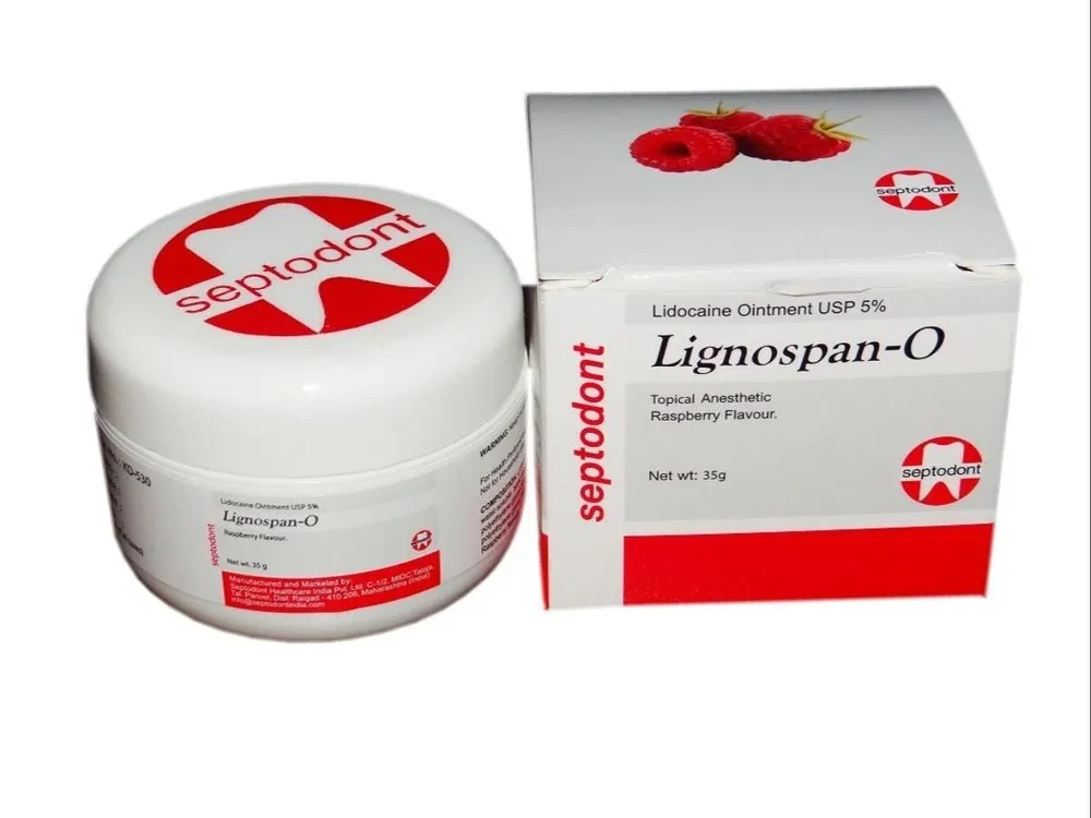 Septodont Lignospan-O Anaesthetic Ointment (Jar of 35g)