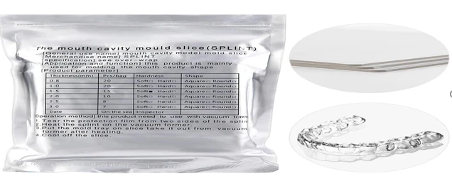 DENTAL VACCUME FORMING BLEACHING SHEET (NIGHT GUIDE SHEET ) 2 MM SOFT