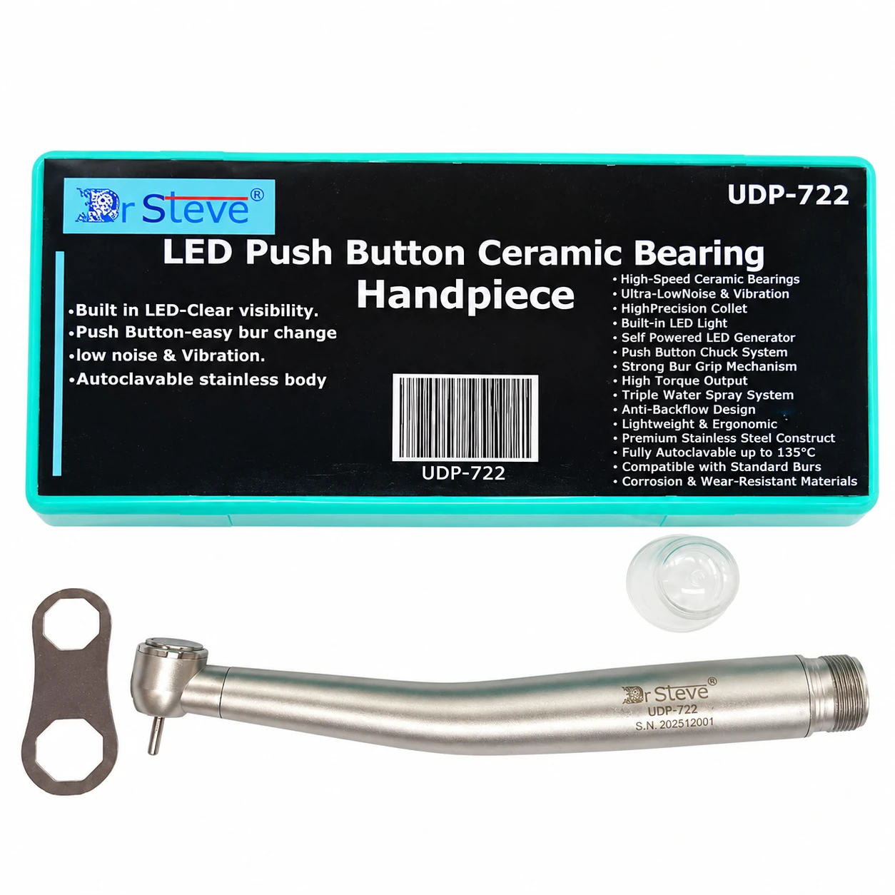 DR   STEVE LED PUSH BUTTON AIROTER HP