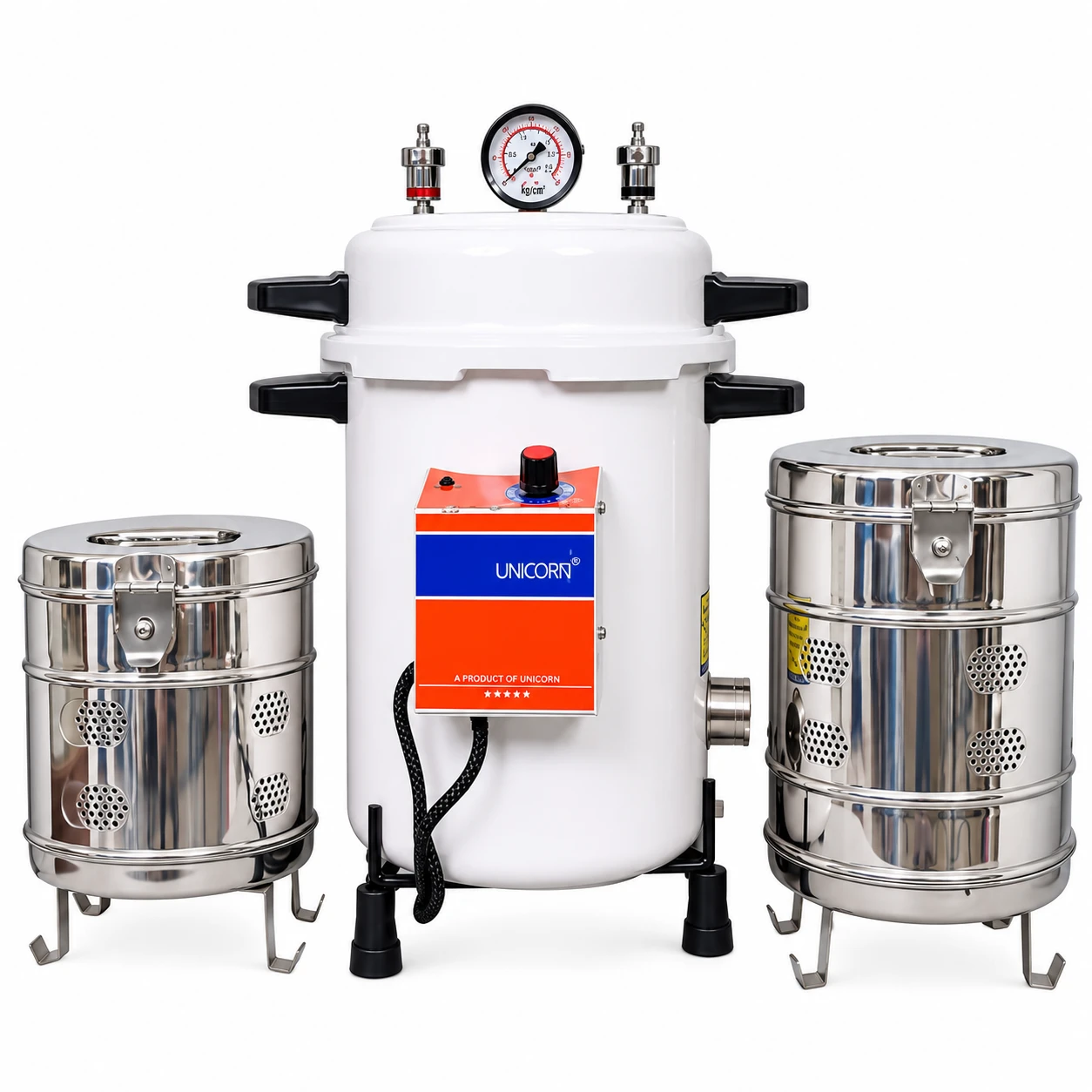 Uniclave Autoclave 17Ltrs With Double Drum (8x8), (9x11)